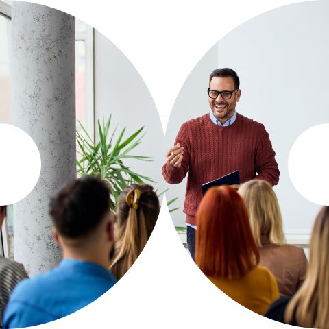 professional presenting